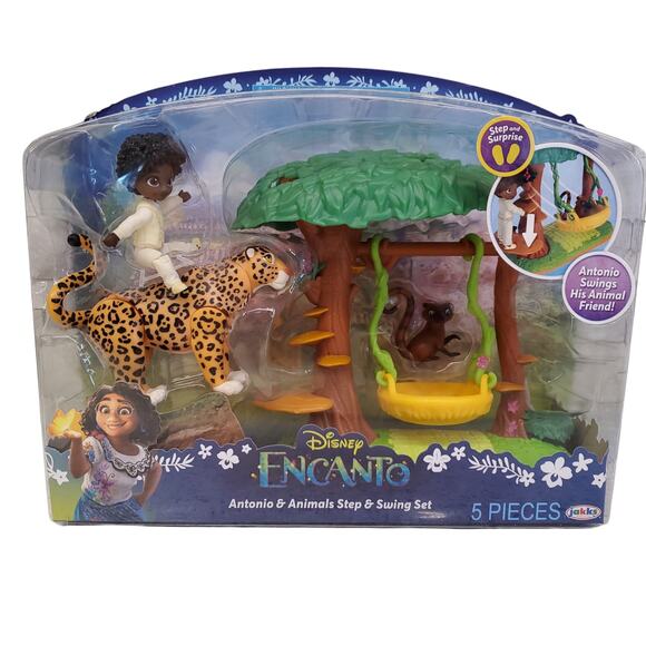 Disney Encanto Antonio and Animals Step and Swing Set Disney Playset Disney Toys - Picture 1 of 14